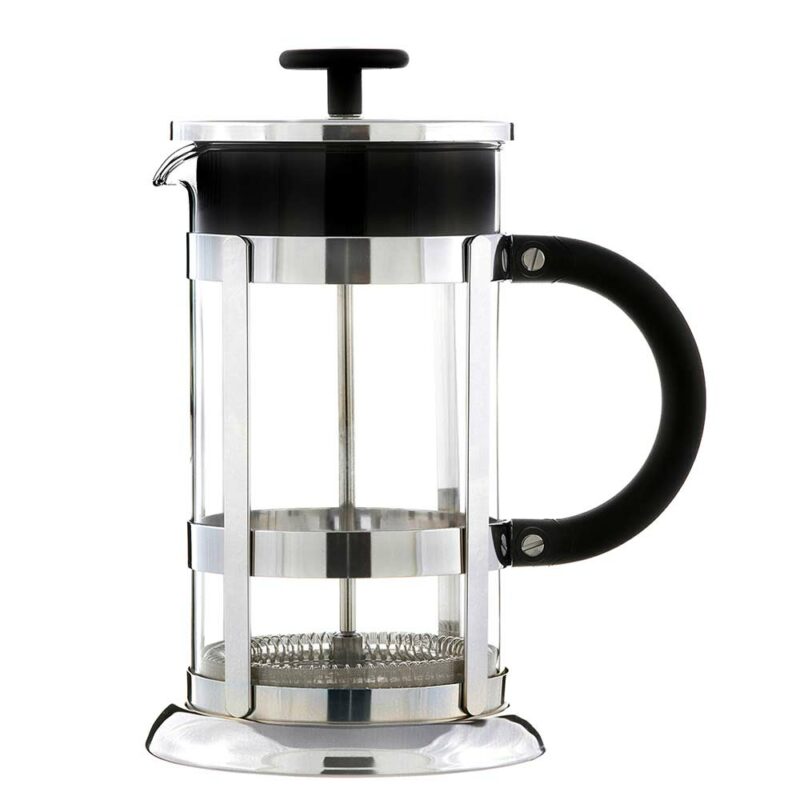 chrome empty french press coffee maker 1000 ml