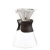 portland pour over coffee maker pour over coffee with reusable filter, fine mesh stainless steel coffee filter, coffee carafe pour over set, pour over manual coffee brewer