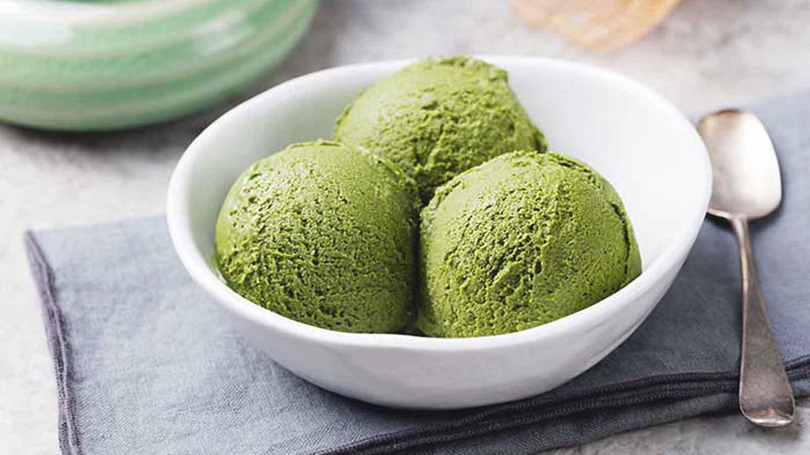 matcha green tea ice cream