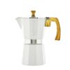 GROSCHE milano white stovetop espresso maker 6 cup moka pot stove top espresso maker coffee percolator cafetera cubana