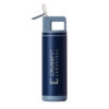 ALPINE Flip 'N Sip Straw water bottle, crossfit cambridge bottle, custom water bottle, 20oz water bottle, blue bottle