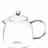 borosilicate glass teapot with infuser, infusion teapot with matching glass infuser, classy glass tea maker, infusion glass teapot for loose leaf tea, GROSCHE munich